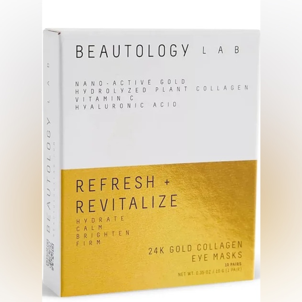 Beautology Lab NIB 24K Gold Collagen Eye Masks